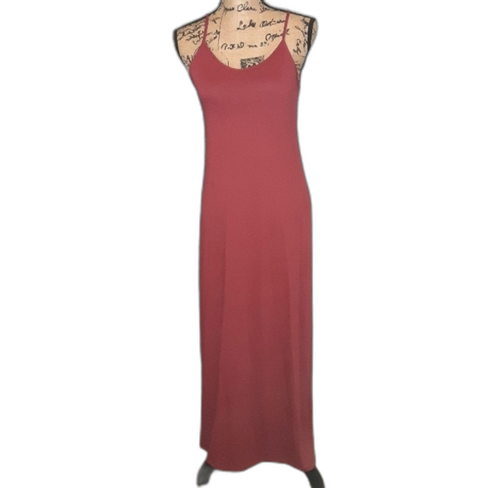 Active Usa Small Red Maxi Dress